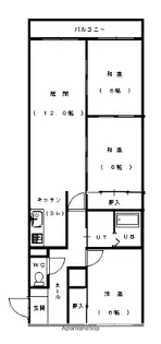 ラ・ジョワイユース忠和【1階】の間取り