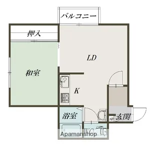 イーグル311【2階】の間取り