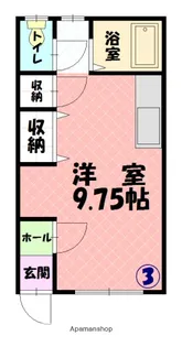 フローラルハイツ【1階】の間取り