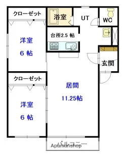 エスティパレスTAIRA【1階】の間取り