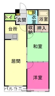 フロンティア大町【1階】の間取り