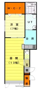 BEBE【2階】の間取り