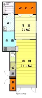 BEBE【1階】の間取り