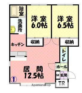 コープランドⅠ【2階】の間取り