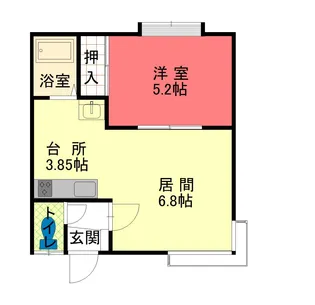 マルシェハイツ【102号室】の間取り
