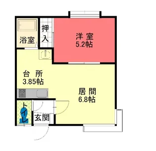 マルシェハイツ【1階】の間取り