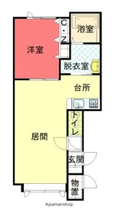 アシルA【1階】の間取り