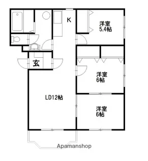 プレミアムNK【2階】の間取り