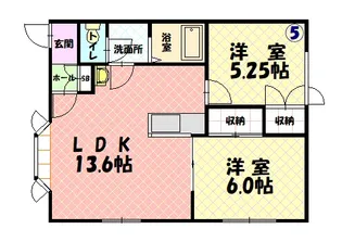 タウンズ【1階】の間取り