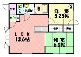タウンズ【2階】の間取り