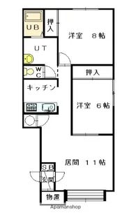 リンツD棟【1階】の間取り