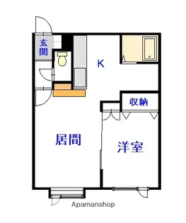 ウェスティン330【2階】の間取り