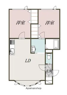 Yブルームーン【103号室】の間取り