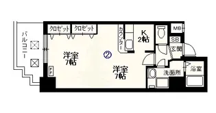 ノルテ6条通弐番館【0602号室】の間取り