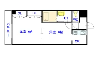 ノルテ6条通弐番館【0504号室】の間取り