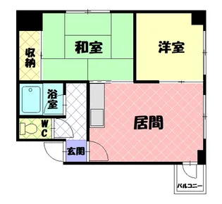 旭川2・3ビル【405号室】の間取り