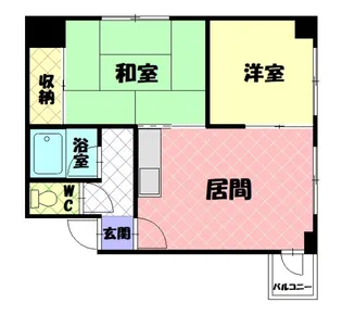 旭川2 3ビル【4階】の間取り