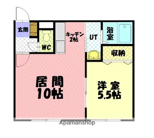 オブジェ5・4【1階】の間取り