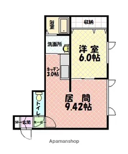 GRAND SWORD【205号室】の間取り