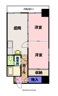 SECONDラシアール【802号室】の間取り