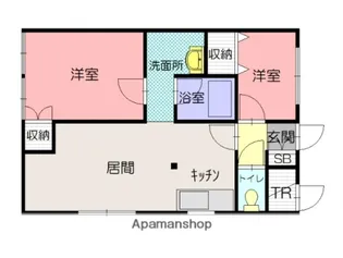 マンションダイヤ3・20【1階】の間取り