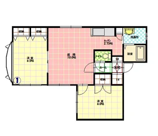 JOLLY HOUSE【2階】の間取り