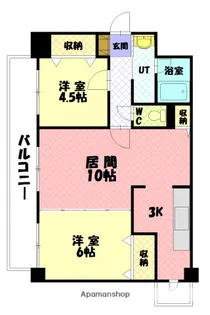 センチュリー旭川【1003号室】の間取り