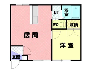 コーポ錦【205号室】の間取り