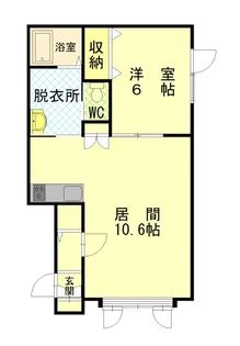 アリエスB棟【1階】の間取り