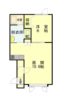 アリエスA棟【2階】の間取り