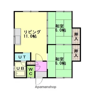 サクライコーポ【1階】の間取り