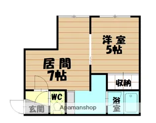サクセスⅡ【207号室】の間取り