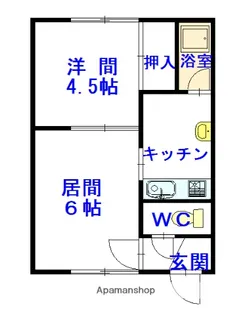 丹羽ハイツ【2階】の間取り