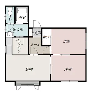 クレスト5.8A棟【1階】の間取り