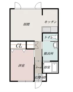 ハイツ裕TOPIA【201号室】の間取り