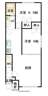ビエナD【1階】の間取り