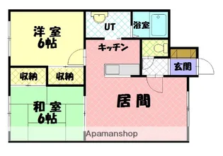 共立マリンハウス【102号室】の間取り