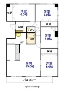 エルグレース【3階】の間取り
