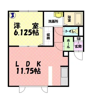 ANTHEM23【103号室】の間取り