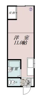 シルク近文【202号室】の間取り