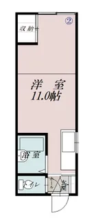 シルク近文【2階】の間取り