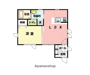 新都ハイツ雅【2階】の間取り
