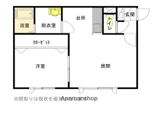 カサブランカ【1階】の間取り