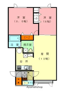 プリウスⅡ【1階】の間取り