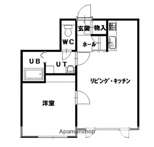 ハーモニー6・6【2階】の間取り