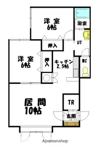 メープルA棟【1階】の間取り