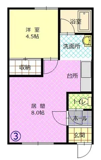 ニューポート【1階】の間取り