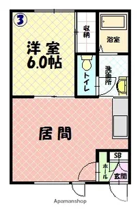 アイリス1・7【203号室】の間取り