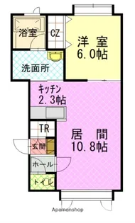 1LDKの間取り画像