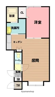 スピーナB【205号室】の間取り